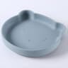 Silicone Tableware Set Cartoon Baby Dinner Plate Fork Spoon Set Baby Silicone Bowl Auxiliary Food B