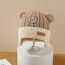Soft Earflap Cap For Boys  Girls Baby Bear Knit Hat With Ears Knitted Design With Bear Ears  Soft F 9