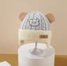 Soft Earflap Cap For Boys  Girls Baby Bear Knit Hat With Ears Knitted Design With Bear Ears  Soft F 10