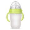 Baby NanoSilicone Bottle With Handle Soft Milk Pulling Breastmilklike Design 10