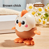 WindUp Toy Chicken For Babies New Cartoon Jumping Little Yellow Chicken Fun Realistic Small Animal  5