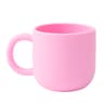 Portable Baby Silicone Cup Single Handle Baby Cups Pure Color Baby Water Bottle Perfect Baby Shower 4
