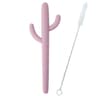 Cactus Shape Baby Shower Gifts Silicone Teethers Fidget Toys For Newborns Straw Teething Infant Che 10