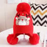 Thickened Kids Christmas Beanie Winter Cap With Ear Flaps Cartoon Holiday Hat For Boys And Girls 1