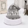 Adult Santa Claus Hat New Deer Knitted Wool Thick Plush Christmas Decoration 4