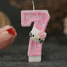 Cinnamoroll Hello Kitty Number Candles Cartoon Character 3D Cake Topper Birthday Anniversary Plug I 11