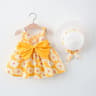 Little Fresh Everyday Sweet Princess Dress With Bow Summer New Girls Dress Floral Print Adorable Da 3