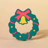 Santa Claus Snowman Baby Teething Stick Silicone AntiEating Gloves 5