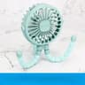 Rechargeable USB Baby Stroller Fan Bladeless Mini Hand Held Fan Silent Neck Cooler Folding Table Ou 3