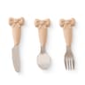 Nonslip Silicone Baby Tableware Set Bowl Fork Plate Spoon 5