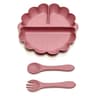 Childrens Silicone Dinner Plate Set Fruit Plate With Convenient Desktop Adsorption Safe Tableware 2