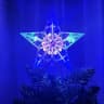 LED Glowing Star Lamp 15cm Christmas Tree Top Star Light Home Tree Decoration Navidad Noel Party Su 6