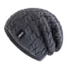 Fleece Lined Warm Beanie Unisex Winter Hats Sports Casual Knitted Hat Label Dopamine Men Women 9