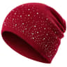 Fall Hat Stylish  Shiny Rhinestone Decor Women Casual Winter Outdoor Streetwear Knitted Beanie 9