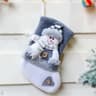 Christmas Stockings Socks Red Linen Candy Bag Elk Deer Printing Xmas Tree Hanging Pocket Gifts New  2