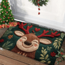 Merry Christmas Door Mat Santa Claus Carpet Outdoor Decorations For Home Navidad Xmas Ornament Holi