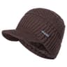 Stylish Unisex Winter Hats Fur Lined Soft Beanie Thick Knitted Cap With Brim For Men  Women 8