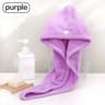 Quick Dry Hair Towel Wrap Super Absorbent Microfiber Coral Velvet Hair Turban 7