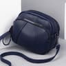 Womens Mobile Phone Bag With Rivet Zipper And Simple Soft Leather Shoulder Crossbody Small Square B 8