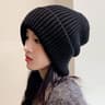 Caps Men Hats Solid Color Hip Hop Unisex Female Beanies Winter Warm Hats For Women Casual Stacking  8