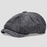 Vintage Luxury Unisex High Quality Winter Retro British Style New Octagonal Flat Cap Cotton Ascot C 7