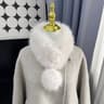 Winter Fox Fur Scarf Thickened Real Scarf For Women Fluffy Neck Warmer Fluffy Shawls Female Coat Co 3