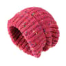 Classic Coldproof Warm Beanie Trendy Mixed Color Slouchy Skull Cap Thick Knit Hat For Women Winter  5