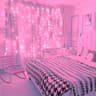 USB Powered LED Curtain String Lights With Remote Control Modes For Bedroom And Christmas Home Deco 7