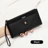Womens Wallet Ultra Thin Mini PU Leather Coin Purse Multifunctional Long Card Bag Handheld Credit C 5