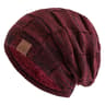 Women Winter Hats Fashion Slouchy Warm Beanie Multicolor Mixing Color Streetwear Cap 17