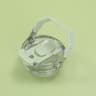 LeakProof Car Cup Portable Handle Double Drinking Cap Transparent With Straw High Appearance Level 8