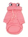 Cute Frog Pet Sweater Green Dog Hoodie For Small Dogs Fun Design Keep Your Pup Cozy And Stylish 8