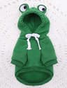 Cute Frog Pet Sweater Green Dog Hoodie For Small Dogs Fun Design Keep Your Pup Cozy And Stylish 6