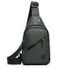 Large Capacity Mens Crossbody Bag Durable Chest Bag LeatherLook Outdoor Shoulder Bag 1