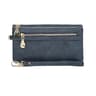 MultiPocket Womens Leather Wallet Double Zipper Clutch Phone Coin Card Holder Wristlet 1