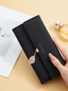 Hot Selling Womens PU Leather Bag Japanese And South Korea Style Spring Summer Fold Bag With Fresh  1