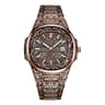 Mens Analog Wristwatch Vintage Quartz Watch Stainless Steel Strap 2