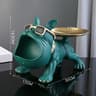 Home Decor Bulldog Sculpture Animal Ornament Key Storage Figurine 5