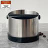 Espresso Coffee Knock Box With NonSlip Rubber Ring Durable Stainless Steel Ground Bin For Effortles 5