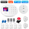 WIFI GSM Home Security Protection Alarm System Kit  Tuya Smart Alexa Support Motion Detector 9