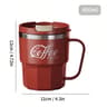 Insulated Coffee Mug Stainless Steel Drinkware With Lid  Handle Double Layer Reusable Coffee Cup Fo 6