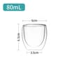Transparent Glass Coffee Cup For Milk Whiskey Tea Beer Double Wall Heat Resistant Cocktail Vodka Wi 7