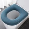 Winter Warm Toilet Seat Cover Soft Washable OShape Bidet  Bathroom Mat 7