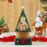 Christmas Gifts Christmas Tree Shaped Octave Box Light Up Automatic Snow Ornament Xmas Sign Theme D 3