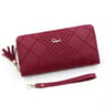 Women Long PU Leather Clutch Wallet Zipper Coin Purse With Card Holder  Money Pocket 7