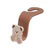 Cute Bear Bunny Cartoon Headrest Hooks for Purses and Bag Car Back Seat Hanger Universal Storage H