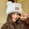 Cute Bear Ears Knitted Beanie Wool Hat  AllMatch Winter Cap For Women 3