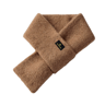 Vintage Mohair Plush Knitted Scarf  ColdProof Warm Winter Collar For Men Small Size Solid Color Out 4