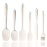 Grey Silicone Spatula Set  Pcs NonStick Heat Resistant Baking  Cooking Tools 6