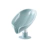 Leaf Design SelfDraining Soap Box With Suction Cup  Decorative Bathroom Soap Tray Organizer 7